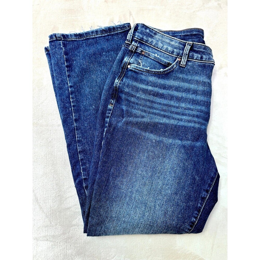 Women's Blue Denim Boot Cut Jeans - Picture 7 of 7